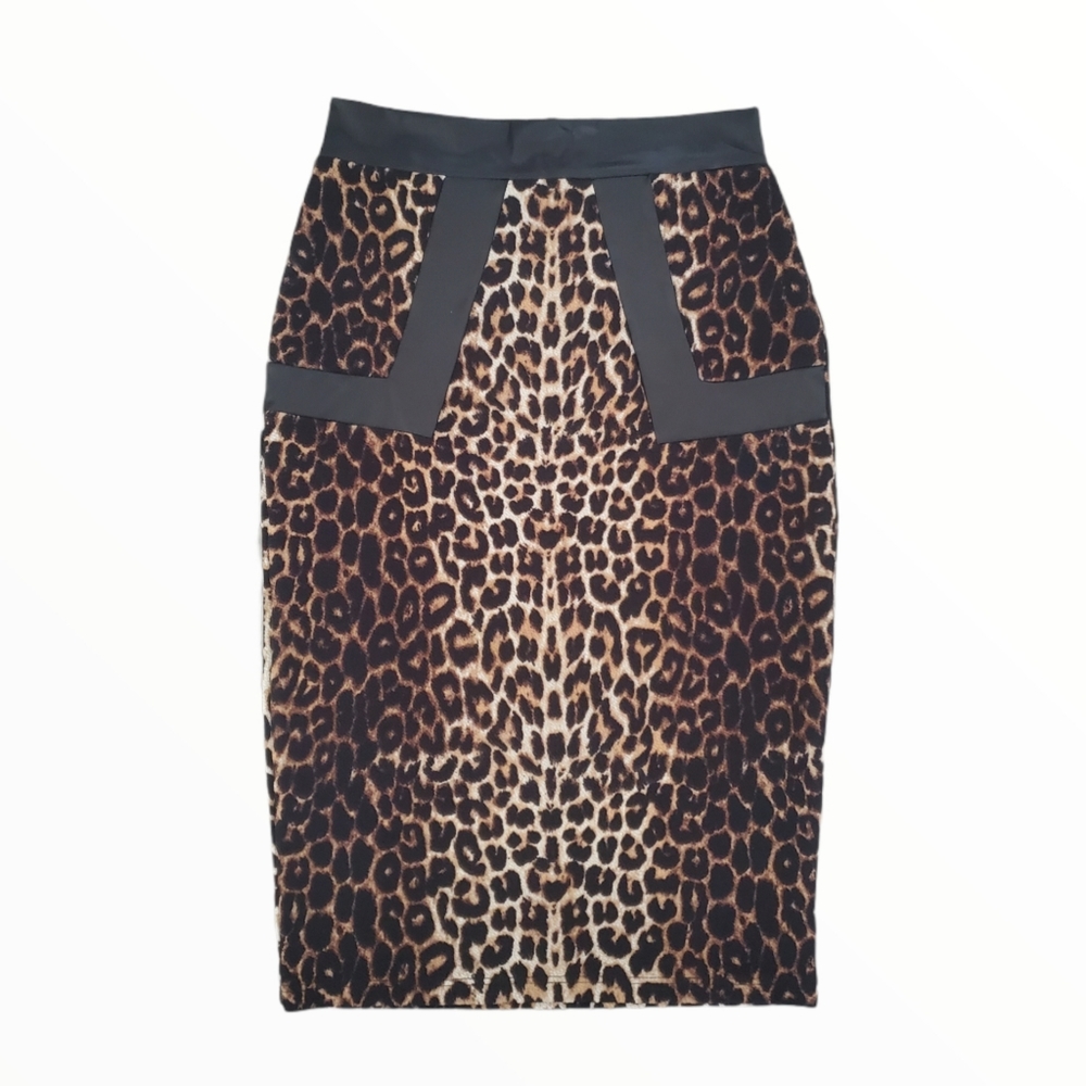 Cheetah Print Bodycon Skirt
